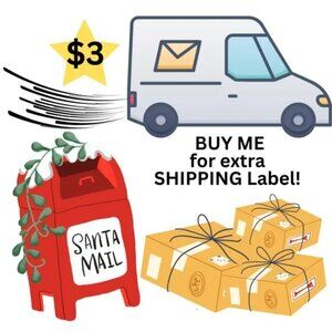 📦 Extra Shipping Label